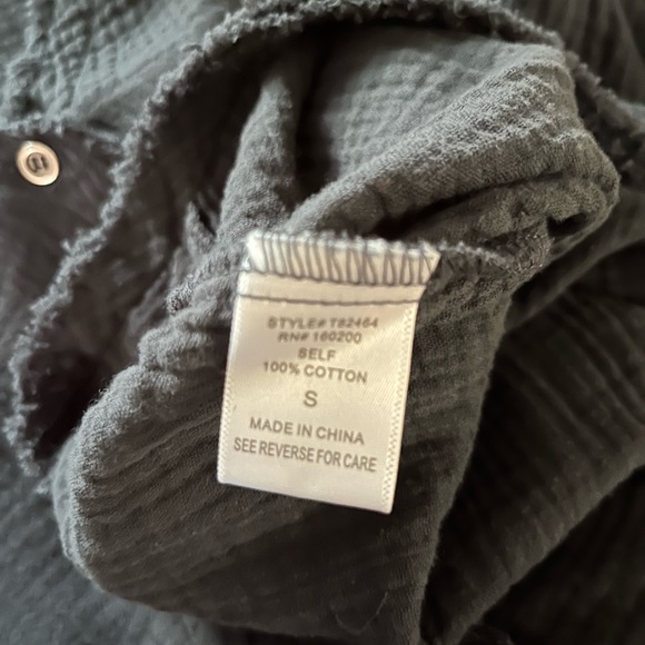 Long Sleeve Cotton Dress with Pockets. Size Small. - Picture 8 of 11